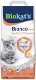 Lettiera Gimborn - biokat&#39;s BIANCO FRESH VANIGLIA&amp;MANDARINO 10KG