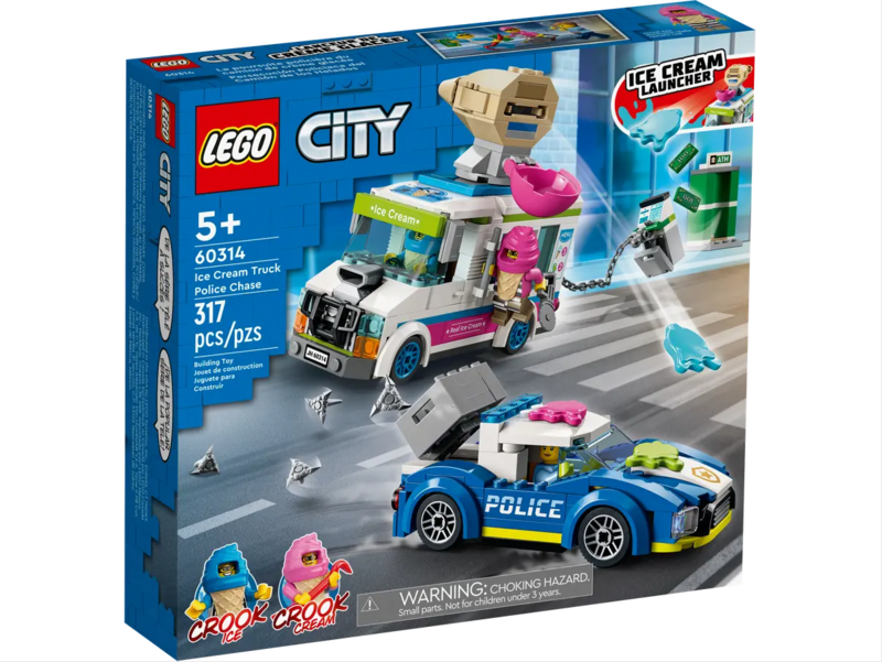 LEGO 60314 CITY THE ICE CREAM TRUCK AND POLICE CHASE