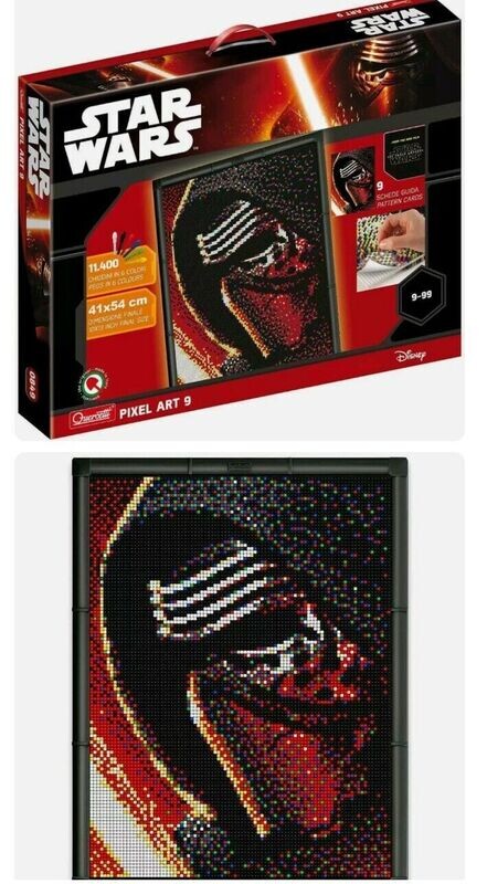 Quercetti 0849 Pixel Art 9 Star Wars Kylo Ren