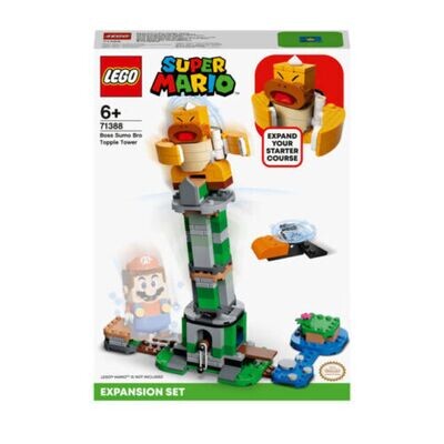 LEGO Set Super Mario 71388 tipping tower with Sumo Boss