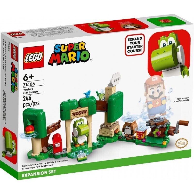 LEGO 71406 SUPER MARIO Casa dei regali di Yoshi Pack Esp.