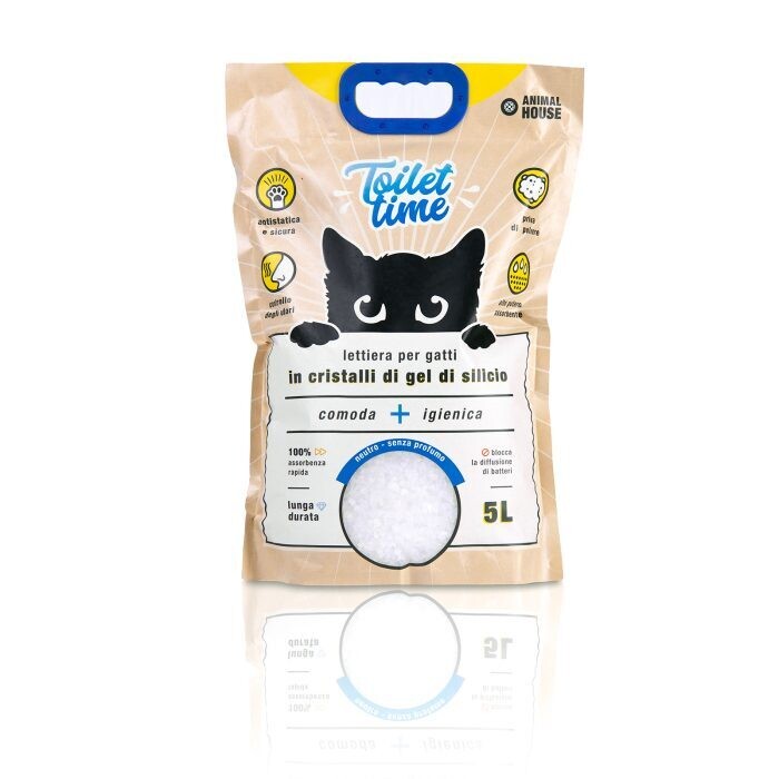 Toilet Time Neutral Silicon Crystal Litter 5L