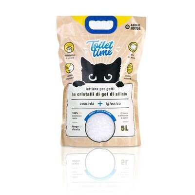 Toilet Time Neutral Silicon Crystal Litter 5L