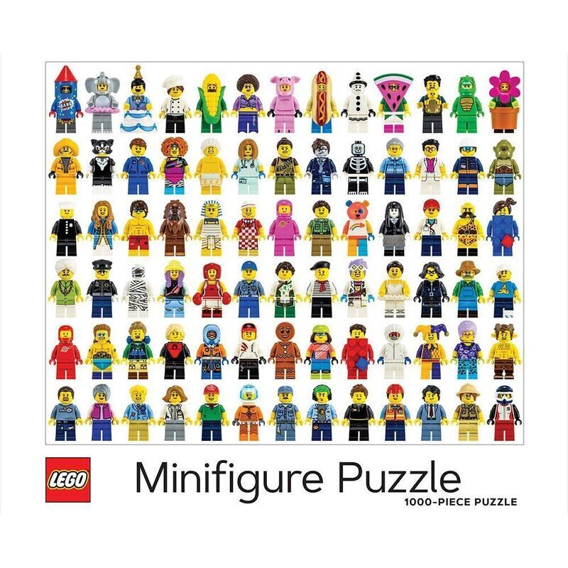LEGO Minifigure 1000 pieces puzzle-