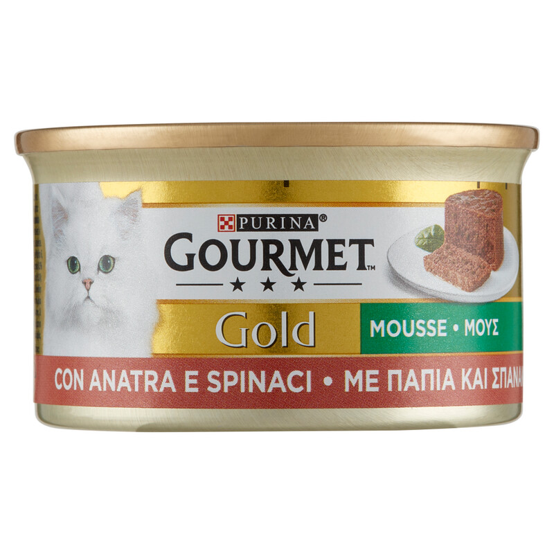 Can Gourmet GOLD MOUSSE CAT WITH DILL AND A HINT OF SPINACH 85g