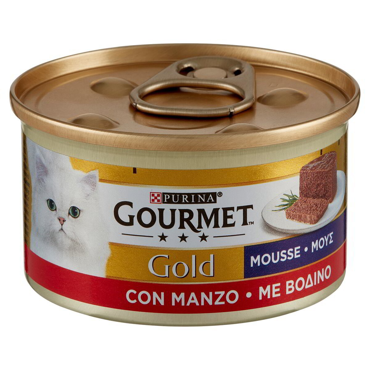 Can Cat Gourmet GOLD MOUSSE WITH BEEF 85g