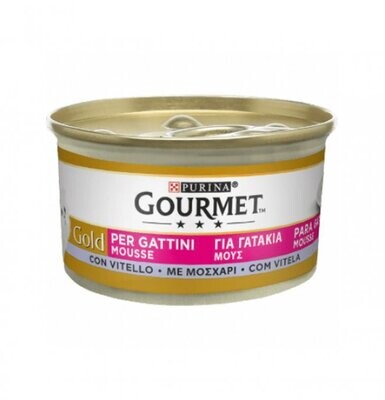Can Gourmet GOLD MOUSSE GATTINI WITH CALVIN 85g