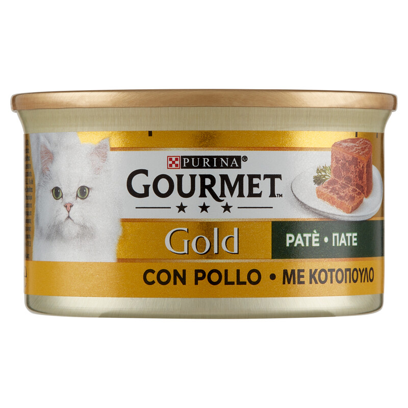 Can Cat Gourmet GOLD PATÈ POLLOCK 85g