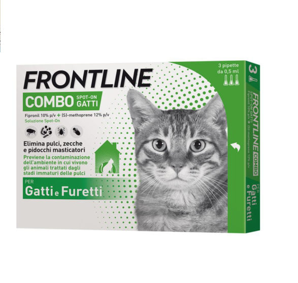FRONTLINE Combo CAT 3 Pipettes - ANTIPARASITAR Spot on Cats