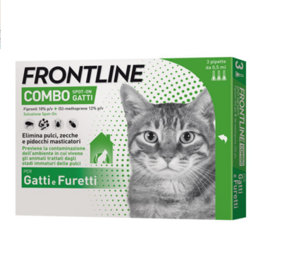 FRONTLINE Combo CAT 3 Pipettes - ANTIPARASITAR Spot on Cats