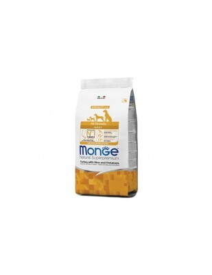 Monge All Breed adult turkey - Natural Superpremium Dry Dog 12 kg