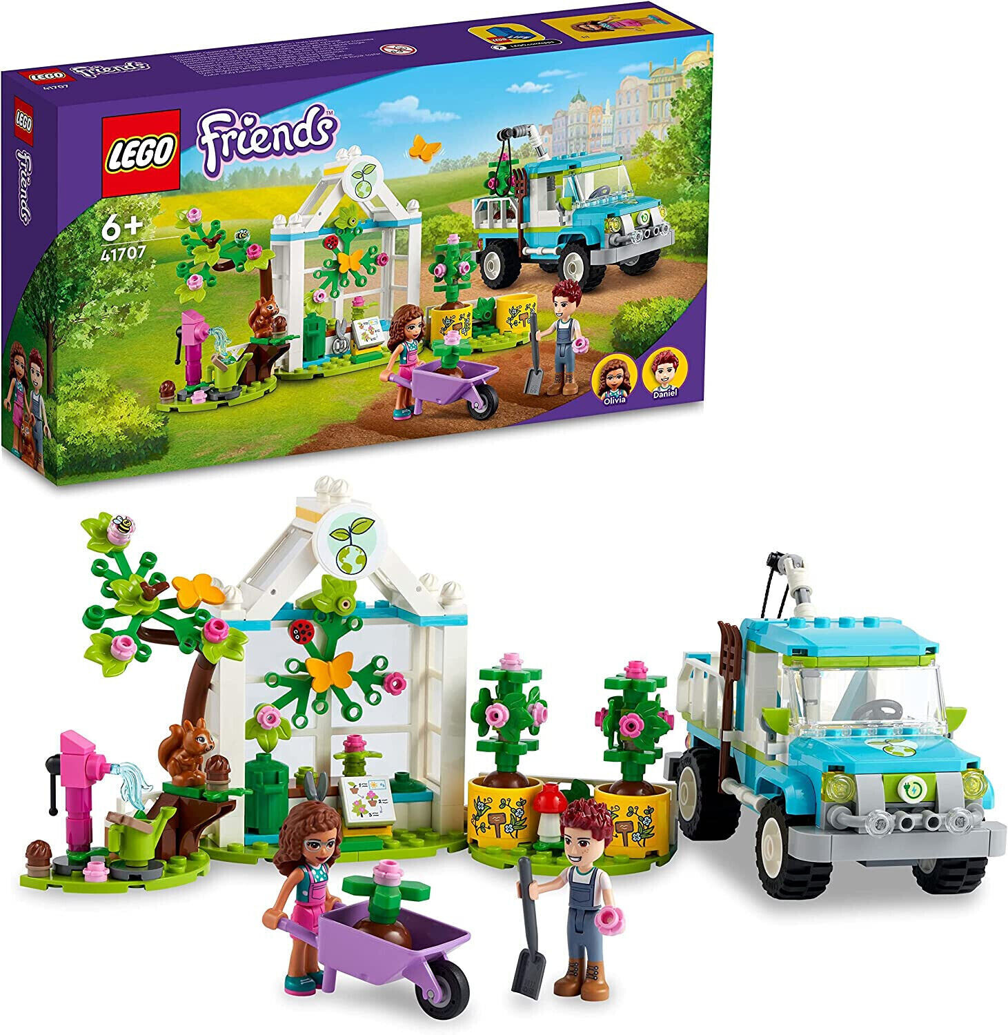 Lego Friends tree planting vehicle 41707