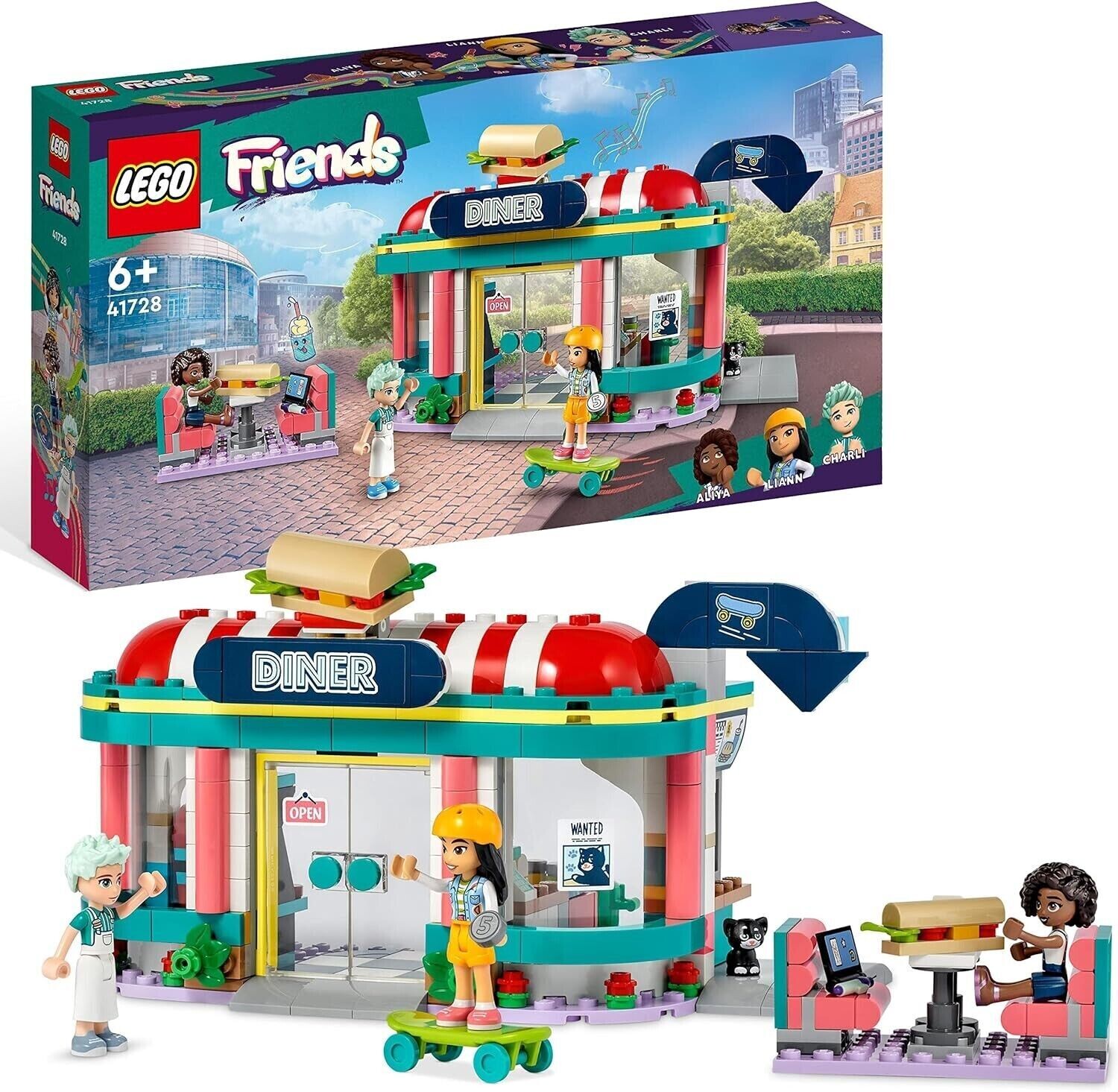 LEGO 41728 Friends Restaurant in Heartlake City Center