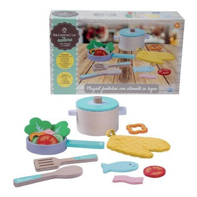 Maisonelle Nature - Playset pentolini con alimenti