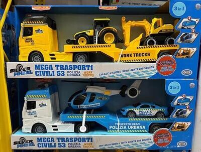 Silver Wheel - Mega Civil Transports 53 cm