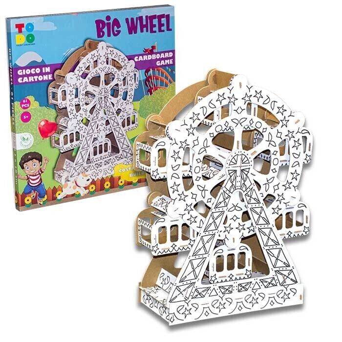 PANORAMIC WHEEL TO DO cardboard kit TO ASSEMBLE and color 61 PE