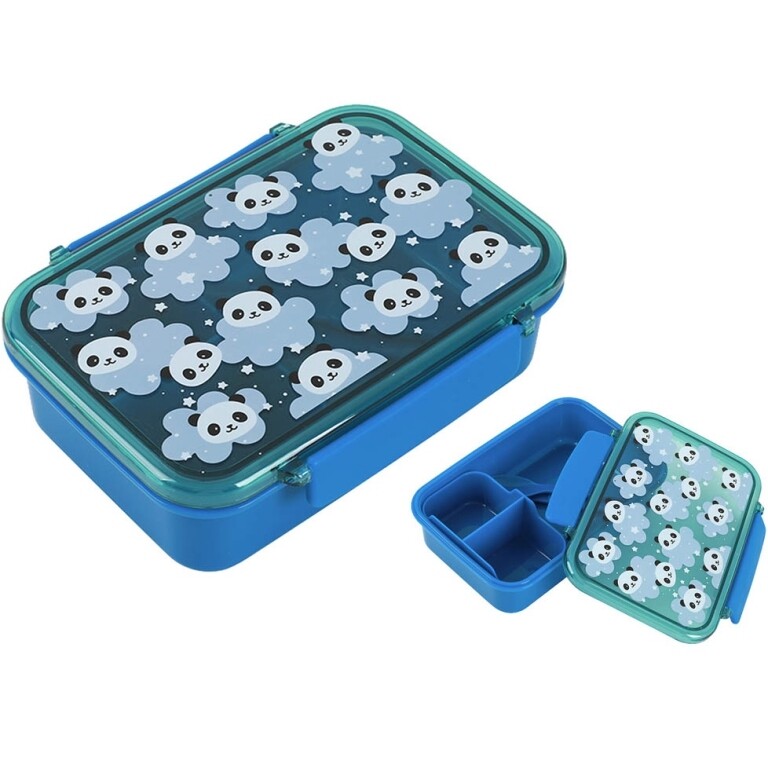 Lunch Box Kids PANDA with cutlery
