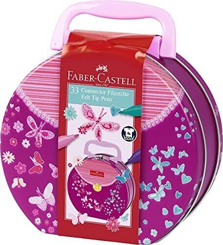 Faber-Castell 155537 - Connector markers, bag with 33 pens (F1n)
