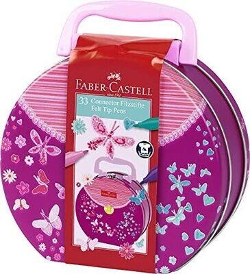 Faber-Castell 155537 - Connector markers, bag with 33 pens (F1n)