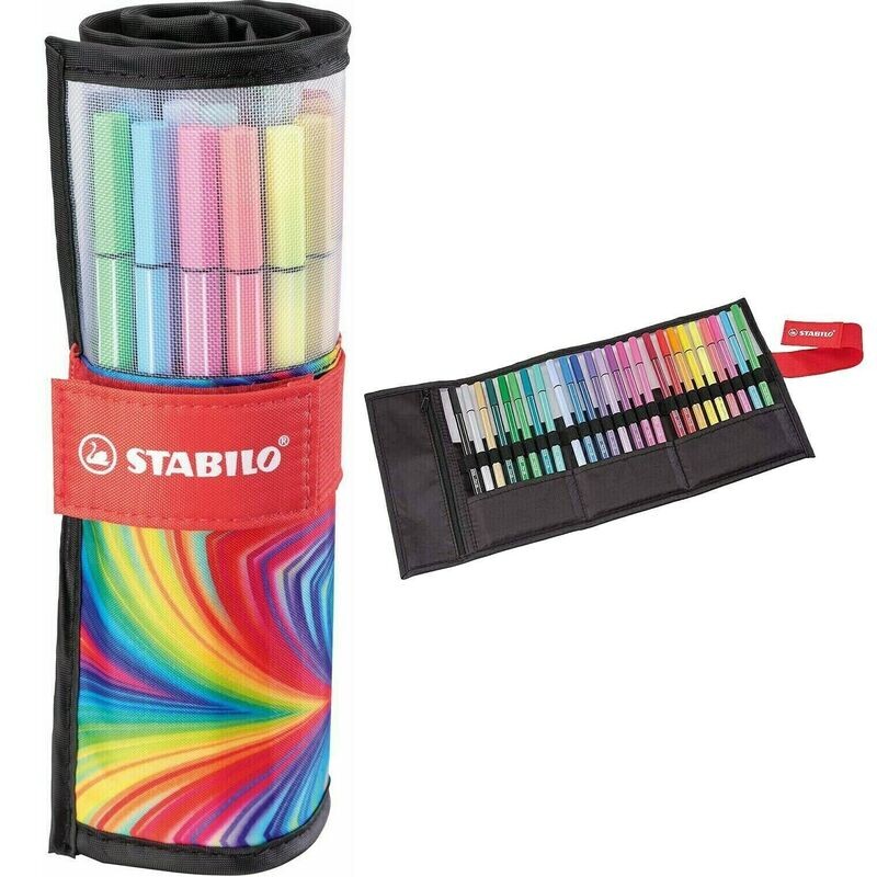STABILO Fineliner - point 88 - Rollerset with 25 assorted colors - ARTY Edition
