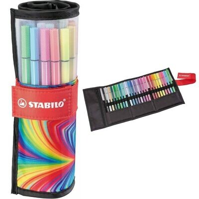 STABILO Fineliner - point 88 - Rollerset with 25 assorted colors - ARTY Edition