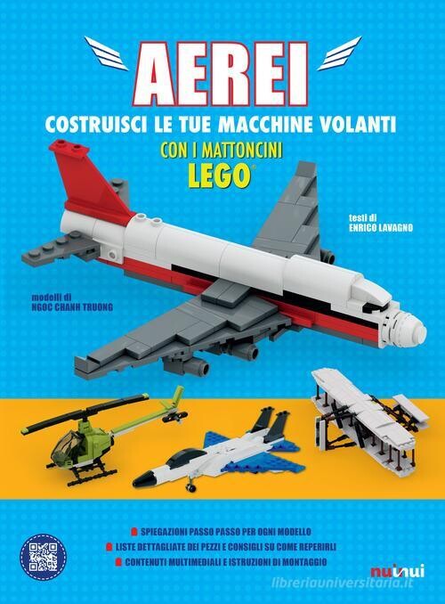 Aerei. Costruisci le tue macchine volanti con i mattoncini Lego®. Ediz. a colori