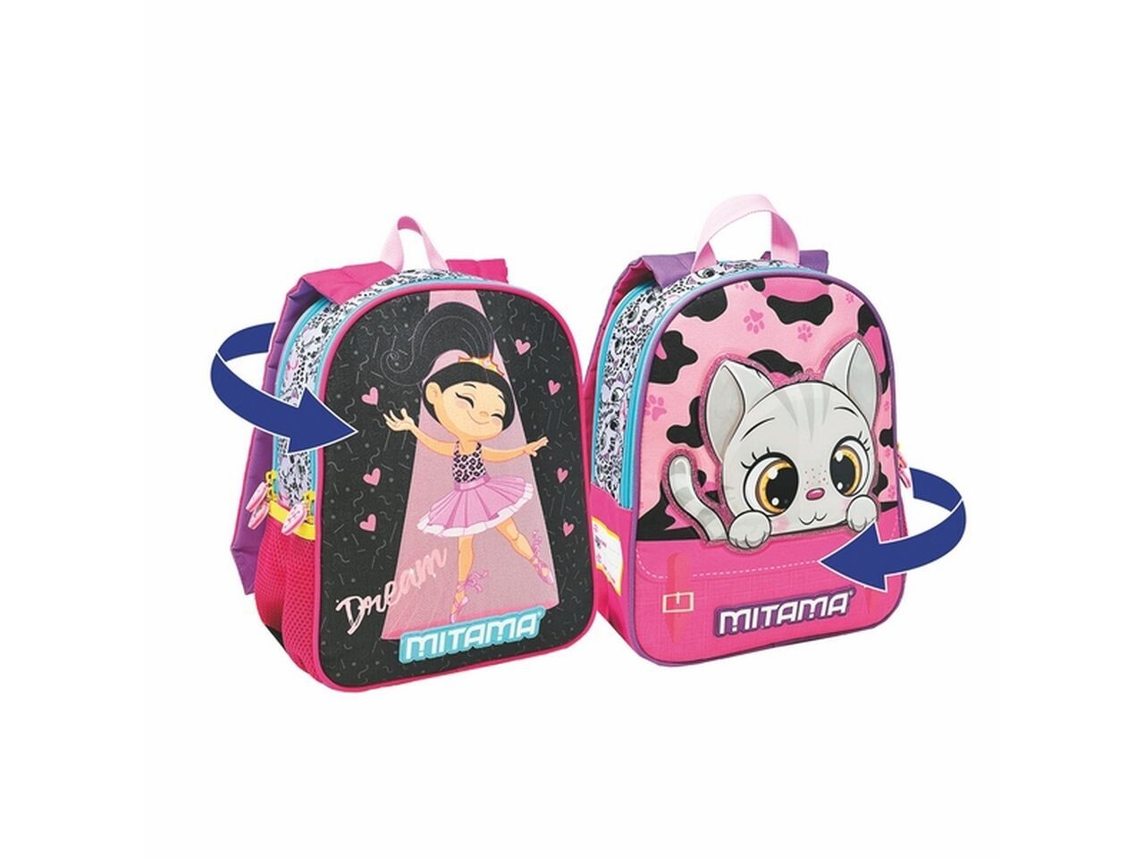 Mitama spinny girl kindergarten backpack - Cat