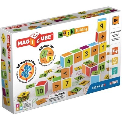MAGICUBE MY FIRST SET OF MATH MAGNETIC CUBES MATH GEOMAG 083