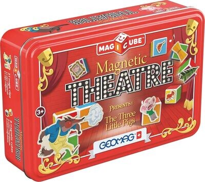 Geomag Theatre Game with Magnetic Cubes for Children from 3 Years Old