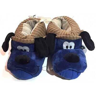 MOPPINE babouches DOG blue DE FONSECA baby slippers 31/33