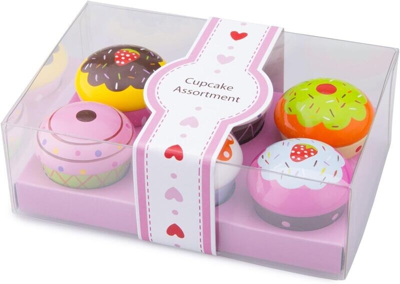 Classic Toys - Assortment of Cupcakes in gift box Cooking toys and food