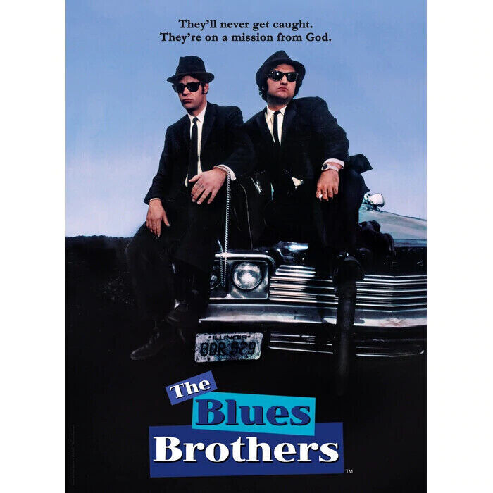 JIGSAW PUZZLE 500 PIECES - THE BLUES BROTHERS - CULT MOVIES - CLEMENTONI