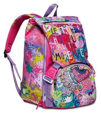 Seven SJ Unicorn Magicflip Girl Extensible School Backpack