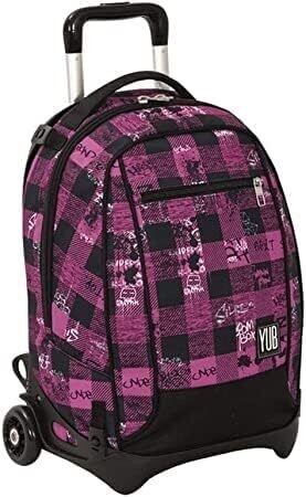 Jack Yub Trolley - Urban Check - fuchsia