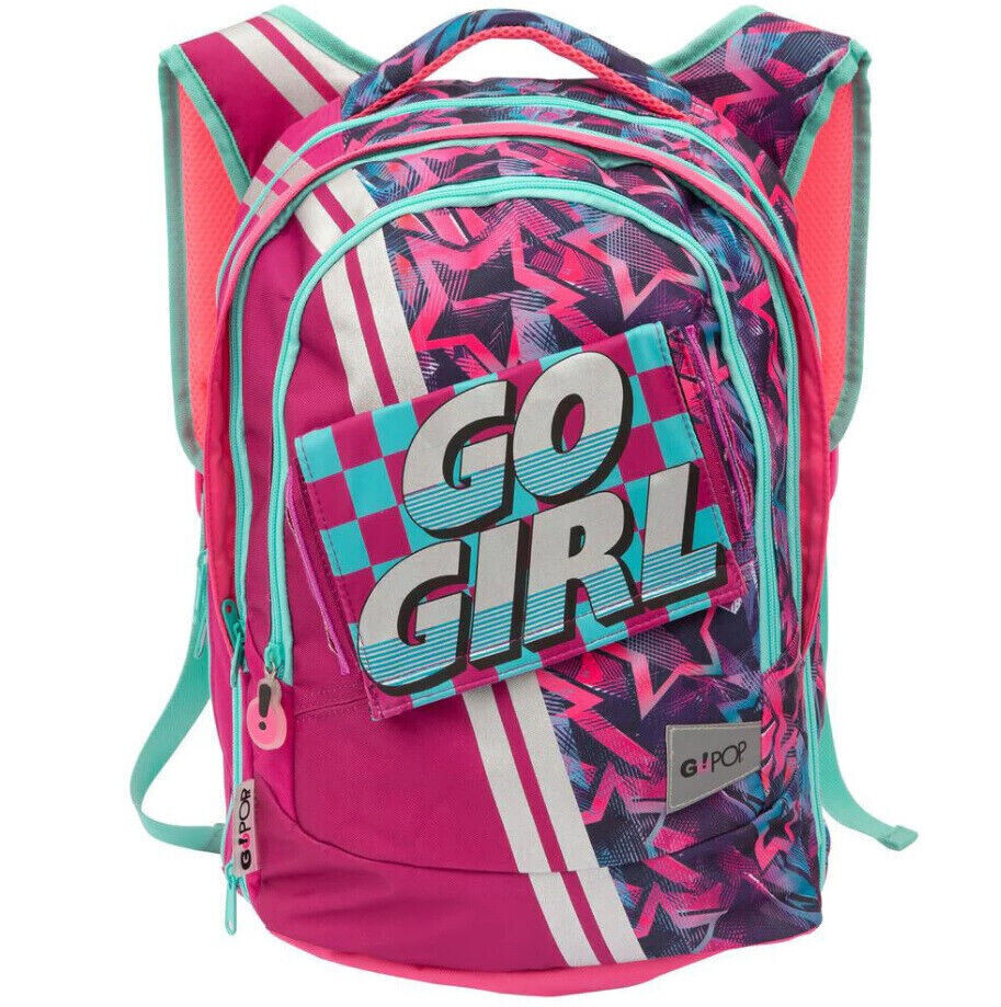 Gopop Backpack Expandable ROUND GO GIRL