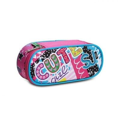 School Pouch Case Round Plus Sj Gang Cuteled Girl