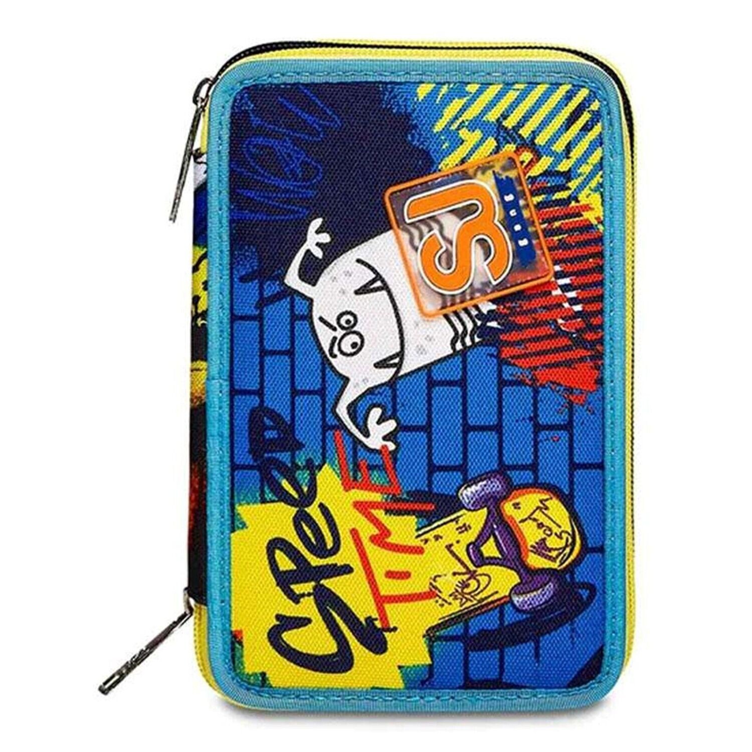 School case 3 zippers sj gang - critty boy