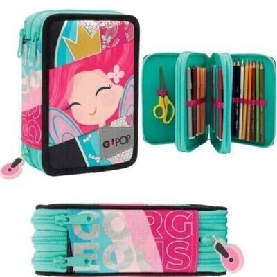 WISHES PRECIOUS HUG School 3 hinges - PRINCESS GOPOP