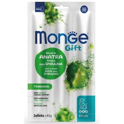 Monge Gift Training Dog Rich In Fresh Duck With Spirulina