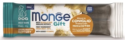 Monge Gift Immunity Support Dog Rich In Fresh Rabbit With Nucleotides And Betaglucans - Meat Bar