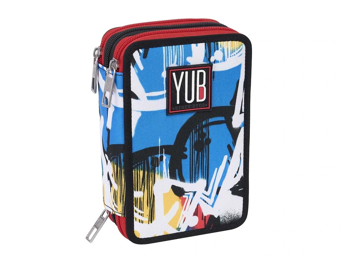 Color Yub SCHOOL BAG 3 ZIPPERS
