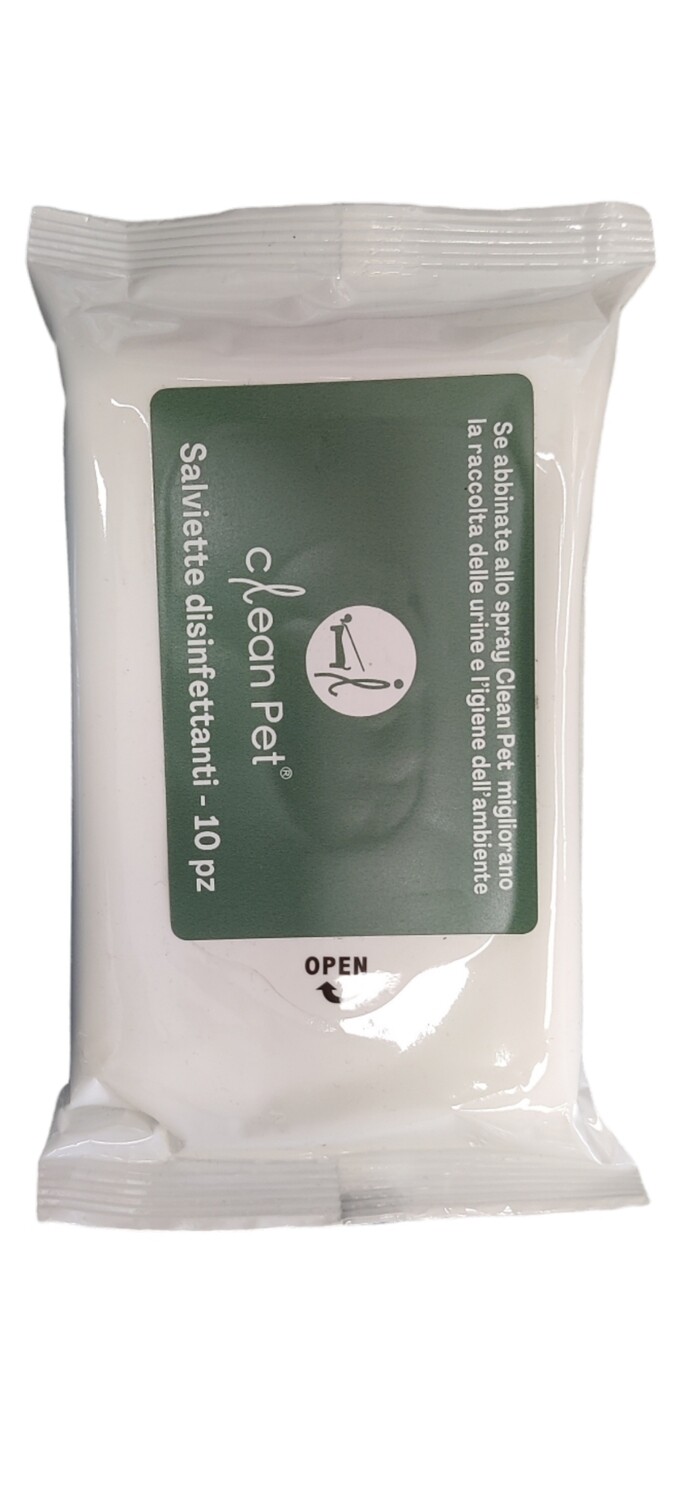 Clean Pet Disinfectant Wipes for Urine Collection