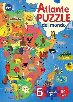 Atlante puzzle del mondo