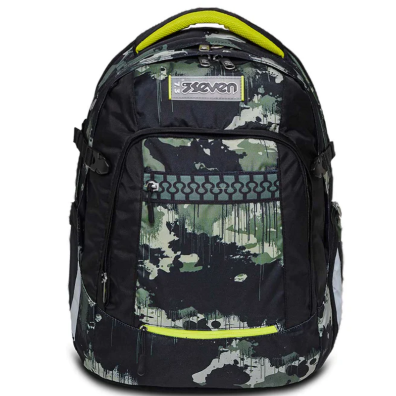 SEVEN ERGONOMIC BACKPACK Updown TWICE - GREENISH WILD