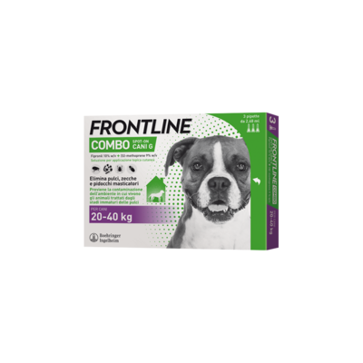 Frontline Combo Cane 3 pipettes for dogs 20-40 kg - Antiparasitic