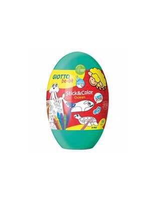 STICK &amp; COLOR EGGS GIOTTO Baby OCEAN OCEAN