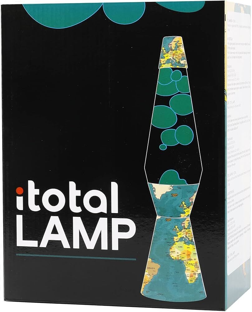 ITotal Lamp Lava Blue Maps cod. XL1778
