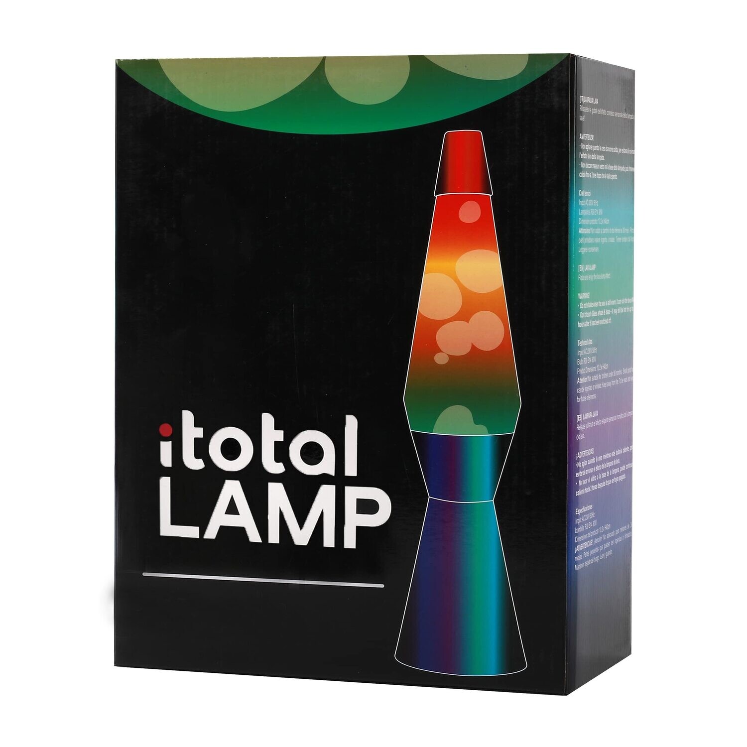 ITotal Rainbow Lava Lamp XL1767