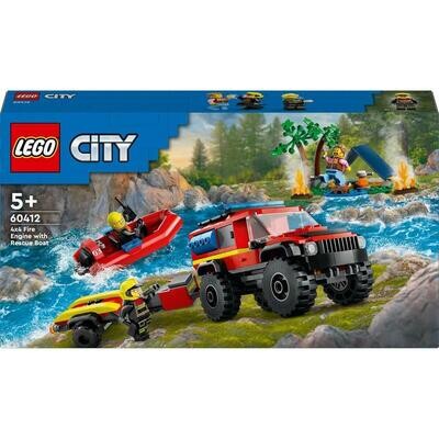 LEGO City 60412 Fire Truck and Rescue Raft