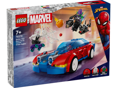 LEGO Marvel 76279 Spider-Man and Venom Goblin Race Car